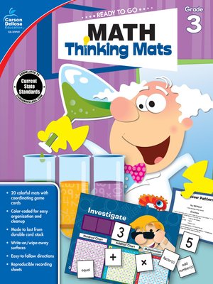 cover image of Math Thinking Mats, Grade 3